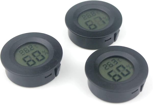 Mini digital temperatur- og fuktighetsmonitor med LCD-skjerm