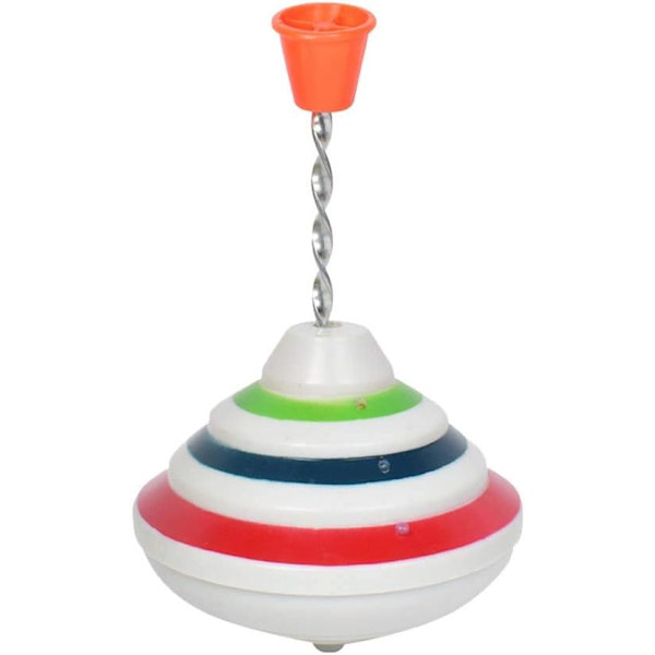 Snurrande topp leksaker med LED och musik Peg Spinning Spinning Top leksaker presenter till barn