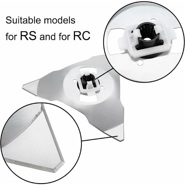 Betterlife Robomow RS RC -ruohonleikkurin vaihtoterä - Parannettu muotoilu robottiruohonleikkurin vaihtoterä (1 kpl)