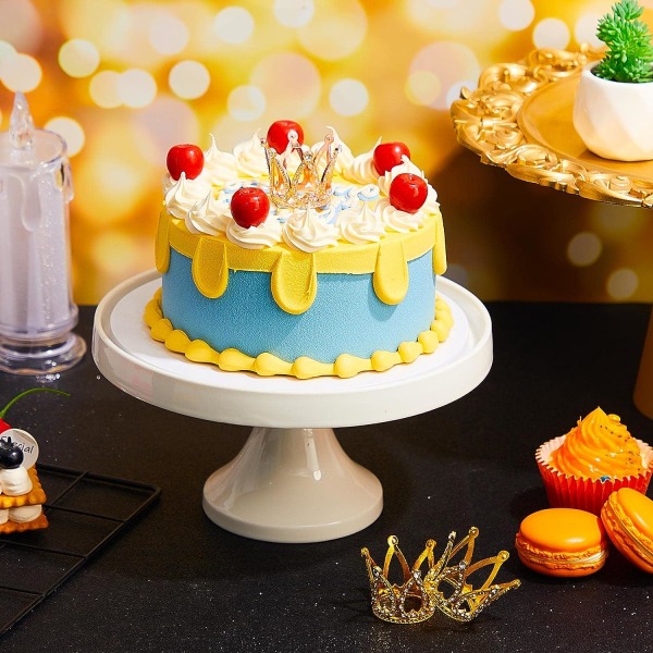 15 kappaletta minikruunun kakkukoristetta, minikokoinen vauvakruunu, sopii naisille, tytöille, syntymäpäiville, häihin, kuninkaalliseen teemajuhlaan (jalokivimalli)