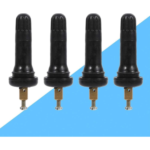 4-pakks sensorventilstamme for bilventil TPMS-dekkventilstamme dekktrykkontrollsensorventilstamme