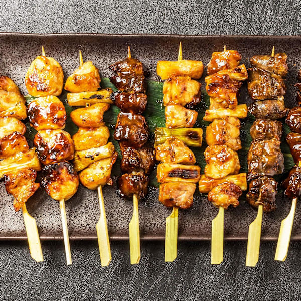 100 stk. trespyd i tre - grillspyd i tre - cocktailsticks til grillmat, kebab, cocktails, buffeter og fester (15 cm)