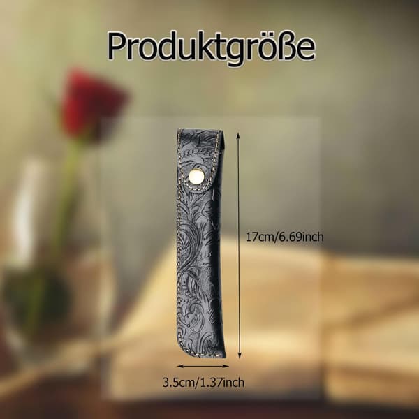 Etui til fyldepen/kuglepen/stylus Black carving