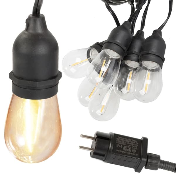 LED-lyskæde - Solcelle - 10-20m 10m