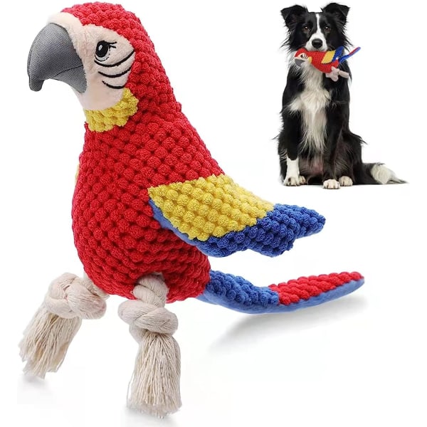 Hundleksak Uppstoppad hundtuggleksak med godisdispenserboll Squeak Interactive Dog Toy