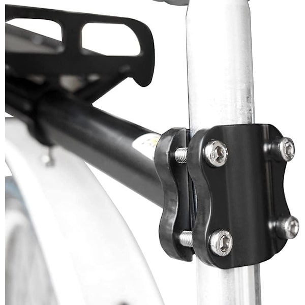 Retractable bicycle rear shelf made of aluminum alloy