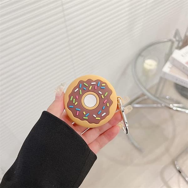 Silikonetui for ørepropper designet for Samsung Galaxy Buds2 Pro (2022), Galaxy Buds 2 (2021), Galaxy Buds Pro (2021), Galaxy Buds Live (2020) (Donuts) Donuts