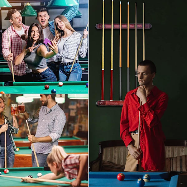 Biljardikeppitelineen seinäkiinnike, biljardikeppiteline, biljardi- ja snookertarvikkeet, biljardikeppitelineet kouluille, koteihin ja seuroille