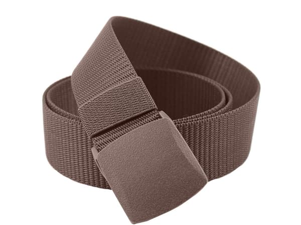 Taktiskt bälte / Militärbälte - 1.2m x 37mm brown