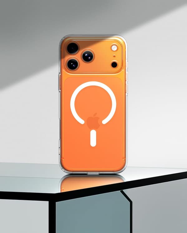 iPhone 17 Pro Skal Ultra Hybrid, Kompatibel med MagSafe - Klar Vit