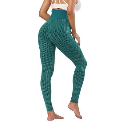 Træning, yoga, athleisure leggings sort black L