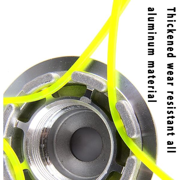 Trimmerhoved i aluminium, XiXiRan trimmerhoved i aluminium, græstrimmerhoved med nylontrimmerliner