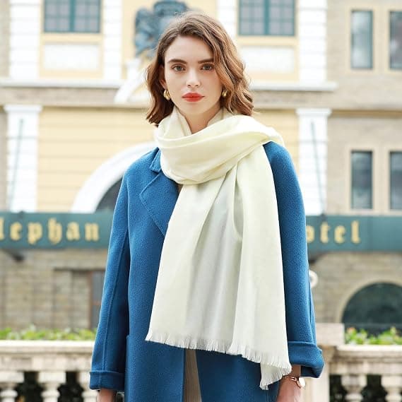 Pashmina Shawl Wraps til kvinder - Tørklæde til bryllup - Store vintertørklæder - Bløde sjaler og wraps til aftenkjoler