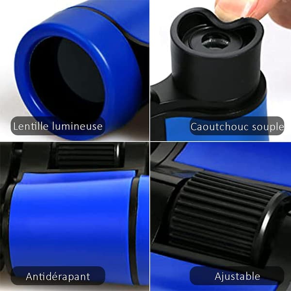 Barnkikare Kompakta Fällbara Minikikare Flickor Pojkar Present Blue