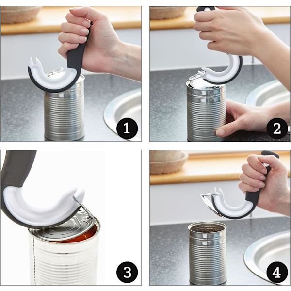 Nem Ringtræk Dåseåbner Ringtræk Dåseåbner med Glas Ringtræk, med Lukkerringe (1 stk)