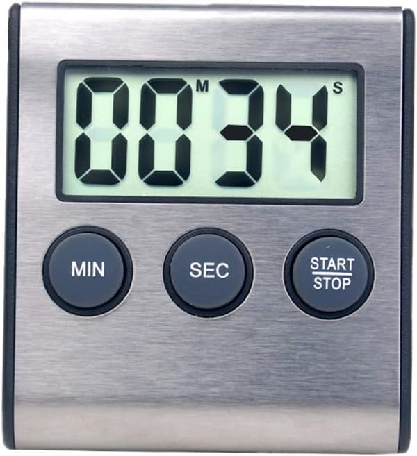 Mini digital timer, 100-minuters nedräkning och stoppur, för matlagning, sport, studier, möten