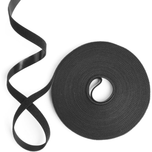 Kaapelikiinnike, 10 m × 1,5 cm leveä puutarhakasvien kiinnikkeet, uudelleenkäytettävä kiinnitysteippi, kiipeilykasveille, helppo leikata kaapelihihna kodin puutarhanhoitoon