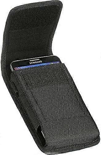 Vertikalt Robust Bälteshölsterfodral för iPhone 7 Plus 8 Plus Nylon Bältesväska Utomhusaktivitet Skyddsfodral