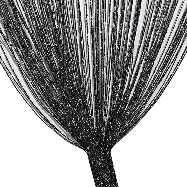 Stränggardin för dörr 200*95cm, Tvättad, Monokrom, i Många Färger gris