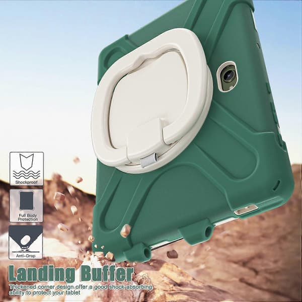 For Samsung Galaxy Tab Active5 Pro Deksel TPU+PC+Silikon Nettbrettdeksel Svingbart Støttehåndtak