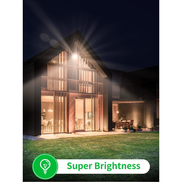 400W LED-projektør, vandtæt projektør, sikkerhedslys, superlys stærkt arbejdslys væglampe til gård, have, garage, kølige varme farver