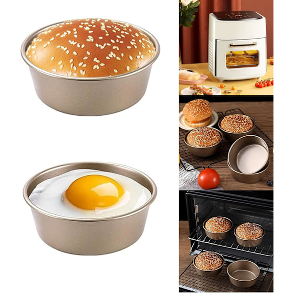 Æggebakkeforme til Airfryer, 2-pak, Brødforme
