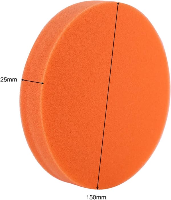 Bilslibesvamp, 10 stk. bilslibesæt, 150 mm slibesvampssæt
