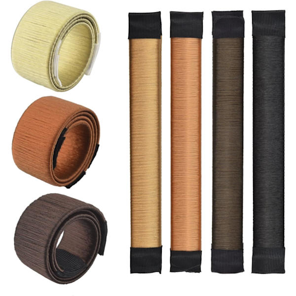 7-delad hårbulletillverkare Twist Hair Bun Making French Twist Donut Bun Kvinnor Flickor Frisyrverktyg