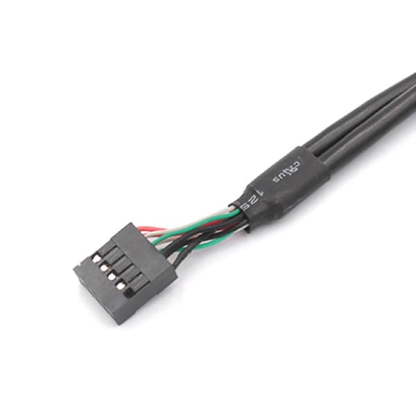 Usb2.0 til 9-pin Chassis Bagside Pci Blænde Linje Bundkort Forlængerkabel