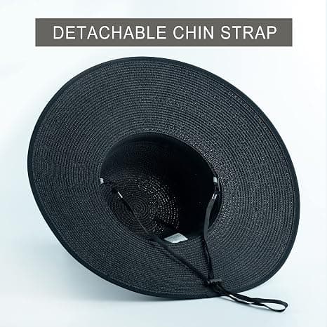 Dame Sommer Bredskygget Solhat Strand Foldbar Solhatte Floppy Roll Up Cap Uv UPF 50+ Caps black