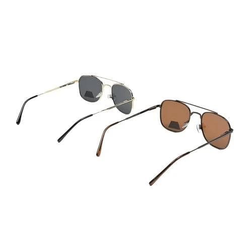 Pilotbriller - Aviator solbriller brown