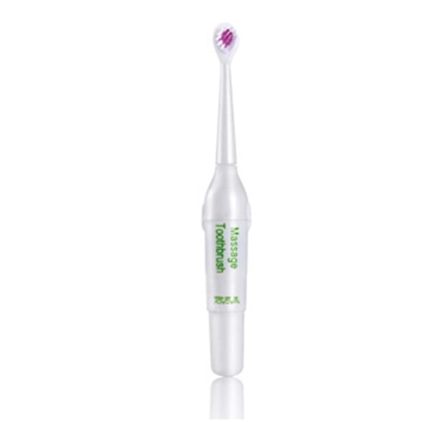 Vattentät elektrisk tandborste med 3 ersättningshuvuden oral hygientandborste, slumpmässig färg