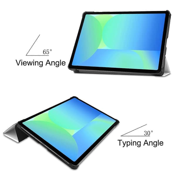 Fodral för Samsung Galaxy Tab S10 FE/S9 FE Mönstertryckt Läderställ Tablet Skydd