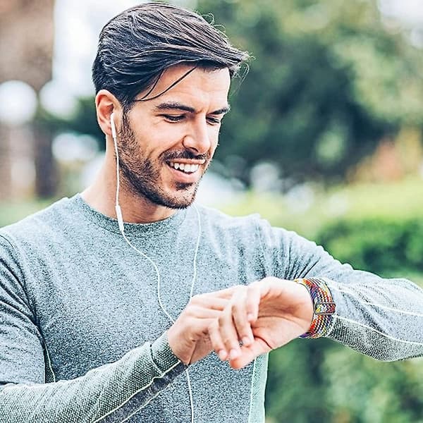 Elastisk rem kompatibel med Apple Watch-armbånd, justerbar stretch