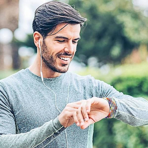 Stretchig rem för Apple Watch-armband, justerbar stretch