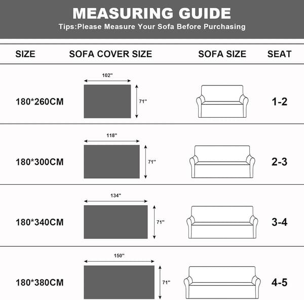 Sofföverdrag Mjukt Slitstarkt Vändbart Chenille Sofföverdrag Sofföverdrag Modernt Rutigt Universellt Möbelöverdrag för 2-sits Soffa, Grå, 180*260cm 180*260cm Grey