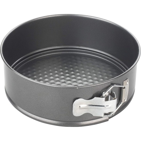 Non-stick Springform Bakform, Rund Kakform med Lös Botten för Enkel Lossning, Kyl- och Fryssäker. Grå, 20 cm, 7,8 tum