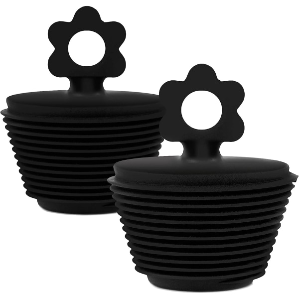 2-pack universell badkarspropp, silikonbadkarspropp, badkarsavloppspropp