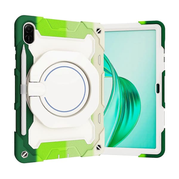 Etui for Honor Pad X9/Pad X8a med stativ PC+Silikon Støtsikkert Robust Tablet Cover