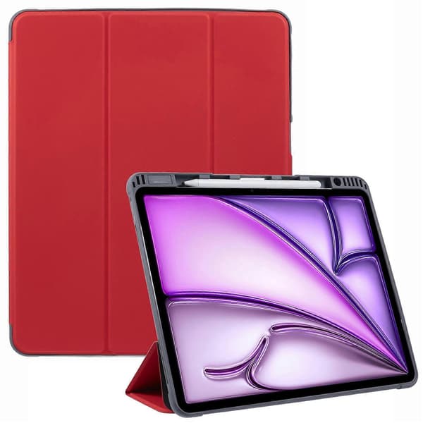 MUTURAL Tablet Cover til iPad Air 13 (2024) Tri-Fold Lædercover med Auto Væk/Sov