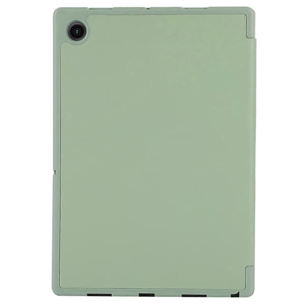 Fodral för Samsung Galaxy Tab A9+ Tri-fold Ställ PU Läder Tablet Skydd med Pennhållare