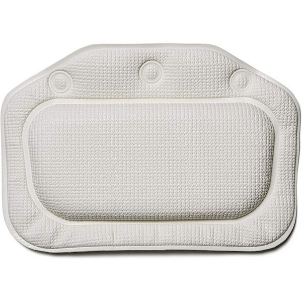Hvid badepude, PVC skumbadkarpude, (1 pakke)