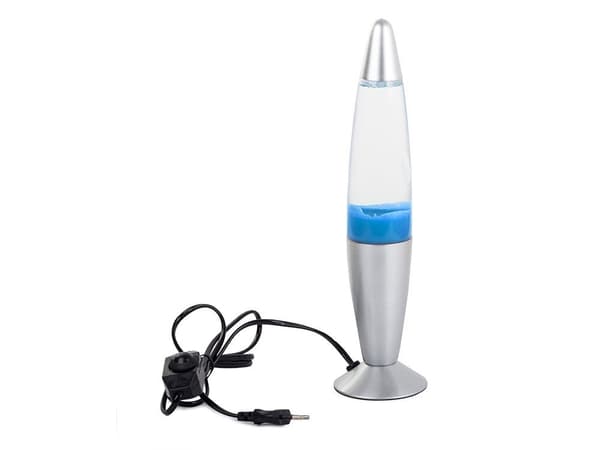 Lavalampa / LED-lampa - 34 cm blue