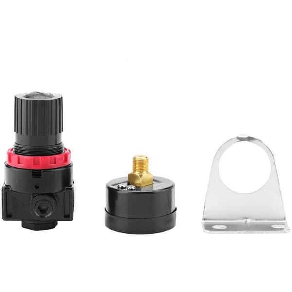 1 stk. Lufttryksregulator AR2000 G1/4 Pneumatisk Kontrolleret Kompressor med Måler