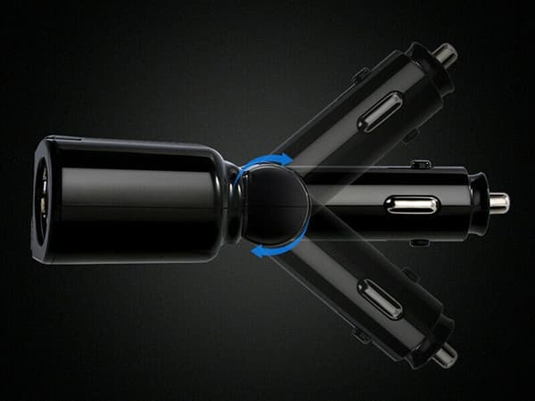 Biladapter / USB-adapter til bilen - 12-24V