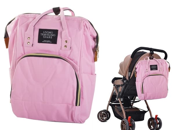 Rygsæk / Taske / Trolleytaske - 15 kg pink