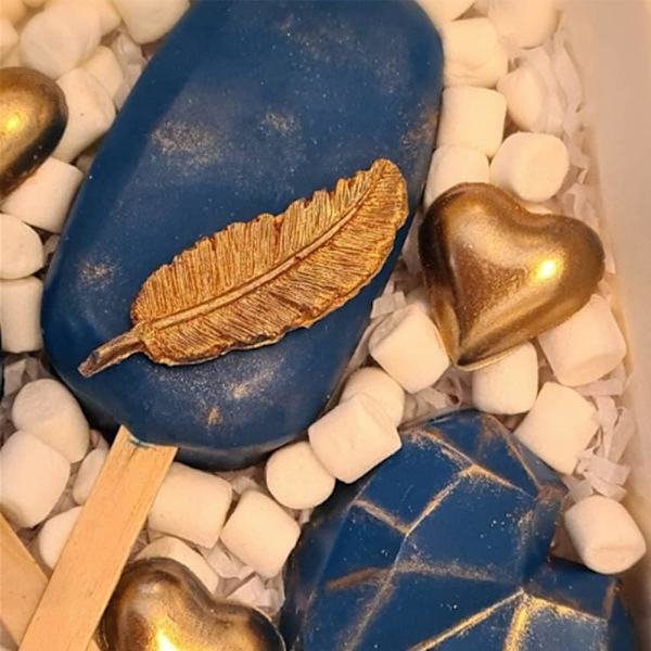 Fjerformet silikoneform, chokoladeform, chokoladefjer, bageform til kage, fondant, DIY-dekorationsværktøj