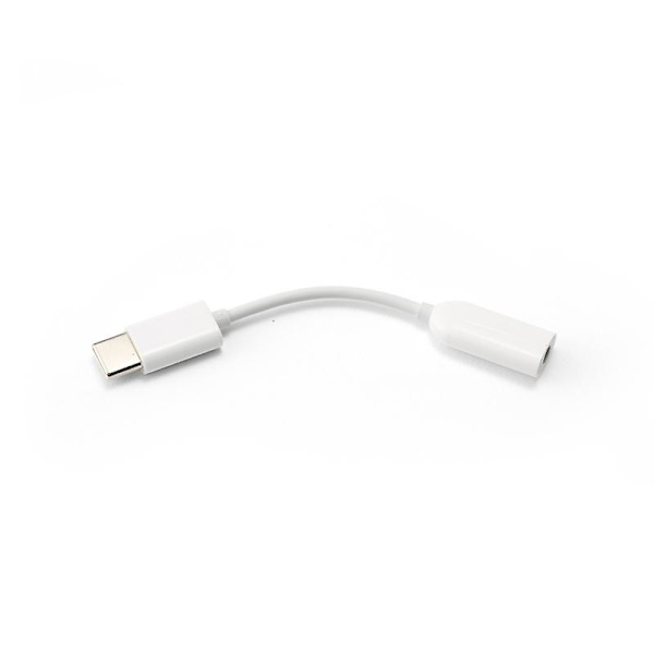 XIAOMI OEM USB Type-C til 3,5 mm lydadapterkabel - Hvid