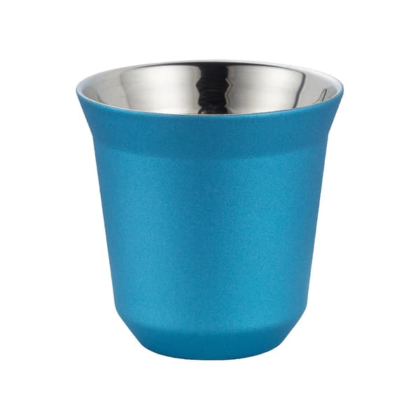 Rostfri Espresso-kopp - Dubbelväggig Isolerad Kopp Liten Kaffe-kopp