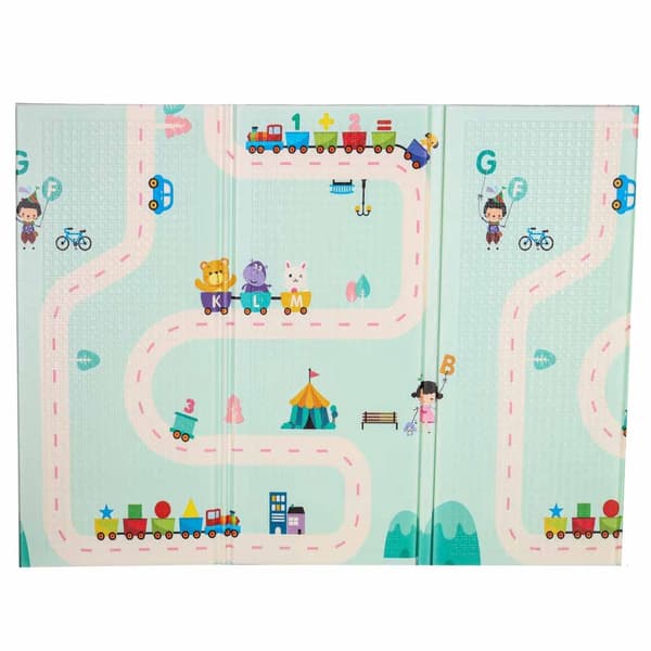 Legetæppe til børn - Skumgummi - 180x200 cm Trams